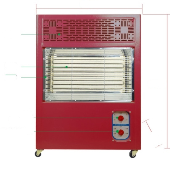 공업용 히터 공장 난로 산업용 공장용 대형 전기 히터 5KW