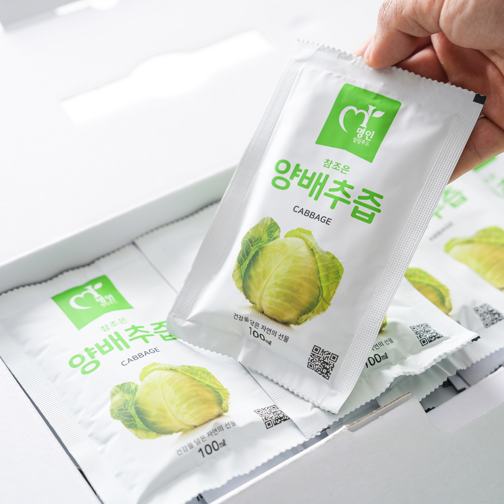 저온으로 추출한 100% 양배추즙 100ml x 60포, 1개 이미지 3