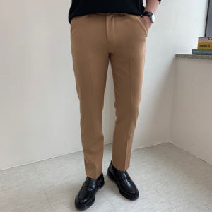 28부터 38 빅사이즈까지 남자 구김없는 링클프리 시크릿 옆밴딩 스판 사... 착용 후기 | 사이즈/핏 총정리 - 상품 이미지 4