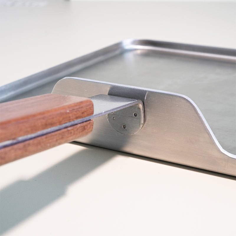 한일스텐레스 핀란디아 통3중 스텐 사각 그리들팬 27cm