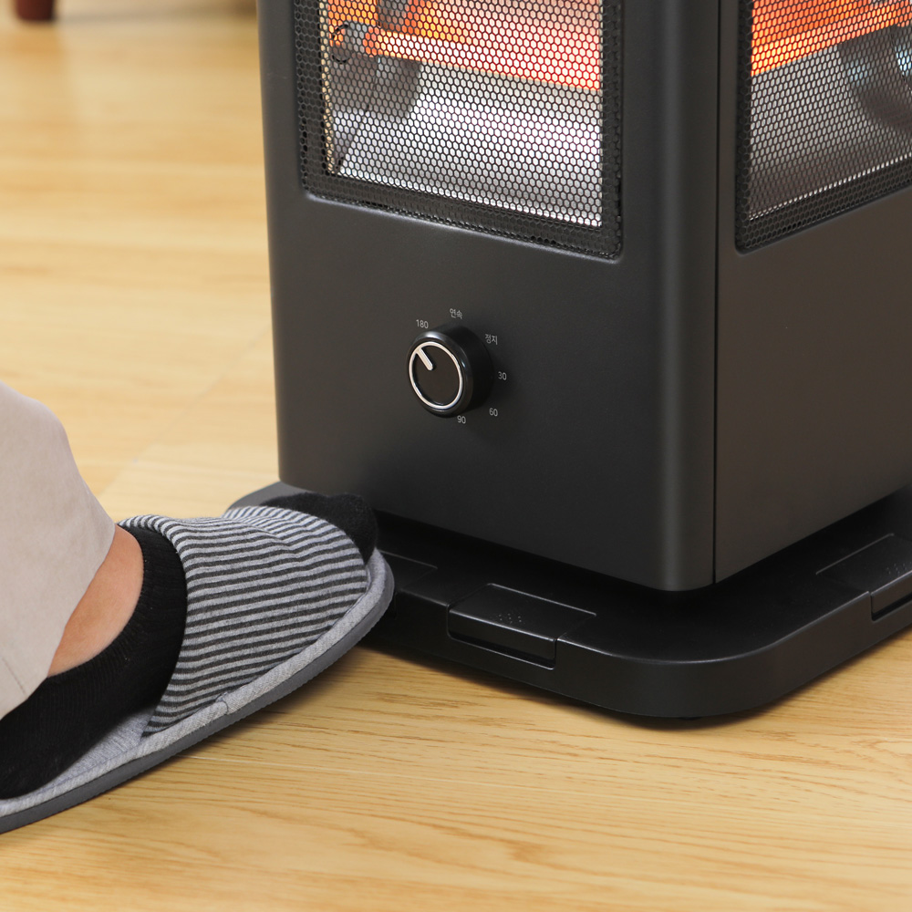 이노크 가정용 히터 전기난로 오방난로 사무실 타이머 발터치 전기스토브 i93