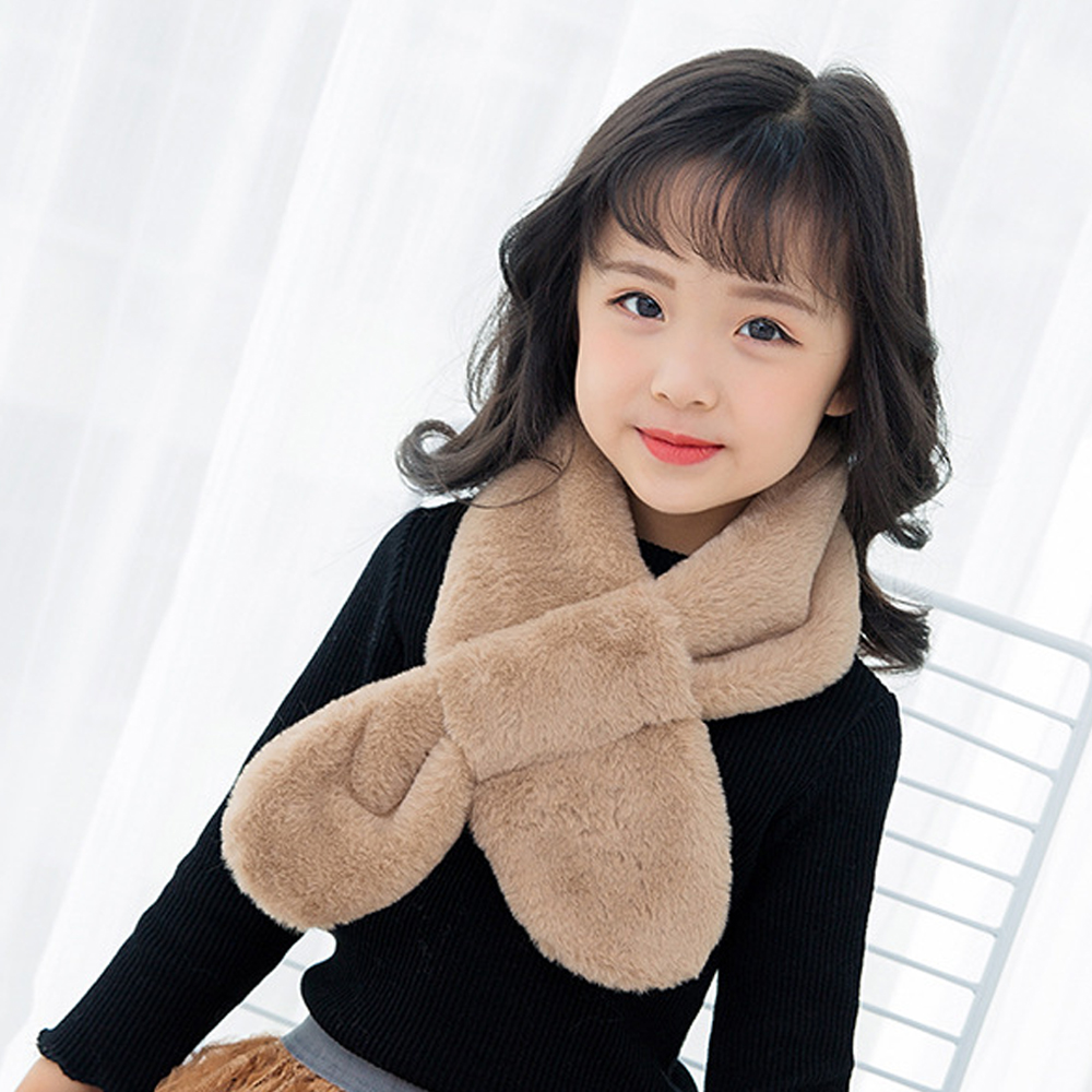 유아 아동 키즈 여아 남아 어린이 초등 학생 겨울 털 방한 목도리 머플러 주니어 - 상세 이미지 3