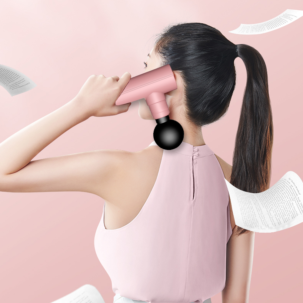 빼다 슈퍼미니 마사지건 BDA-M100 4종헤드 파우치세트 경량 휴대용 무선 진동 안마기