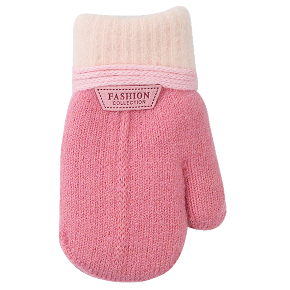 유아 키즈 아동 여아 남아 어린이 초등 학생 겨울 방한 니트 털 벙어리 장갑 - 상세 이미지 3