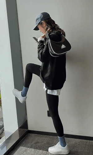 하이웨스트 코르셋 여자레깅스 여성 등산 상세 이미지 18