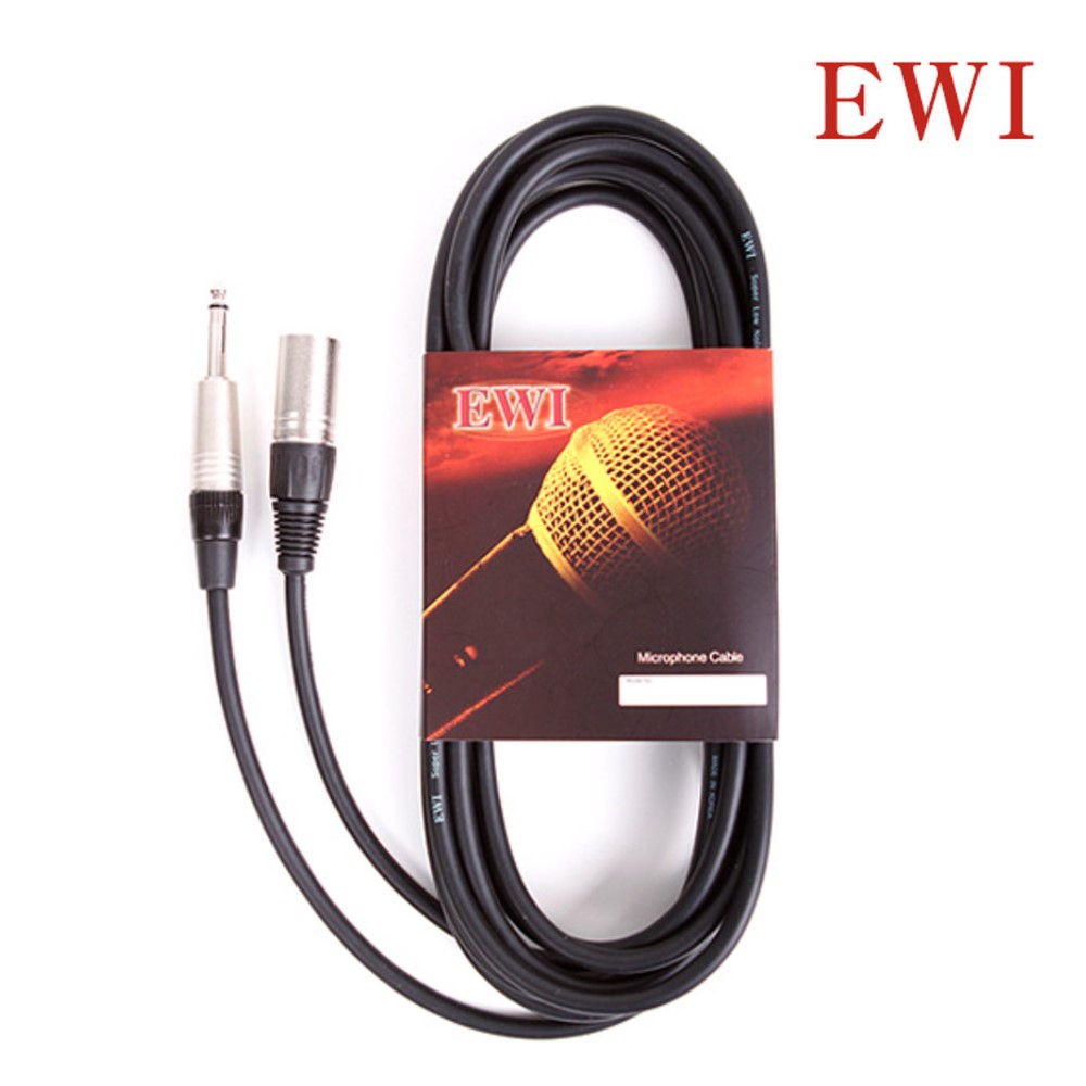 EWI LCMM 7m 오디오 마이크 케이블 캐논 XLR-TS 55잭