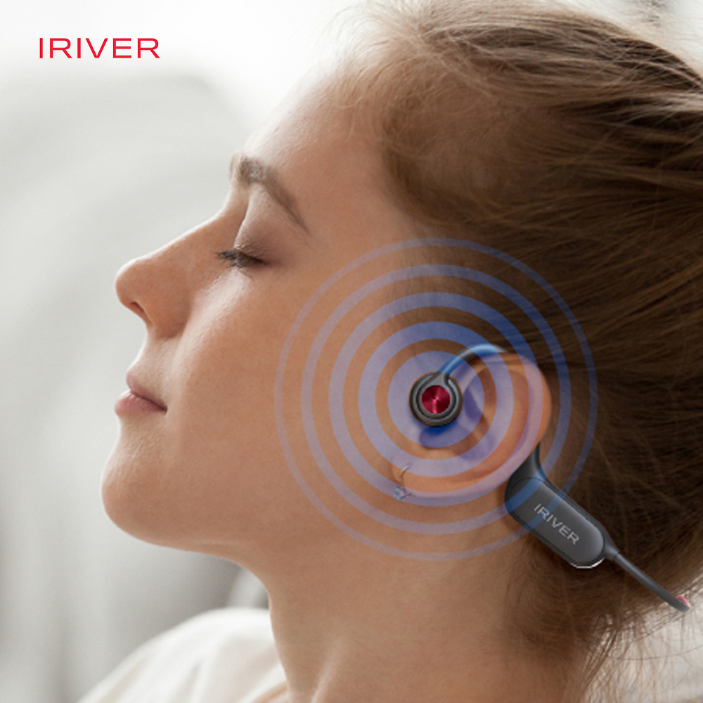 아이리버 Eiger-X7 블랙 무선 골전도 블루투스 이어폰 v5.3 내장메모리32GB LED백라이트 초경량 32g - 상세 이미지 5