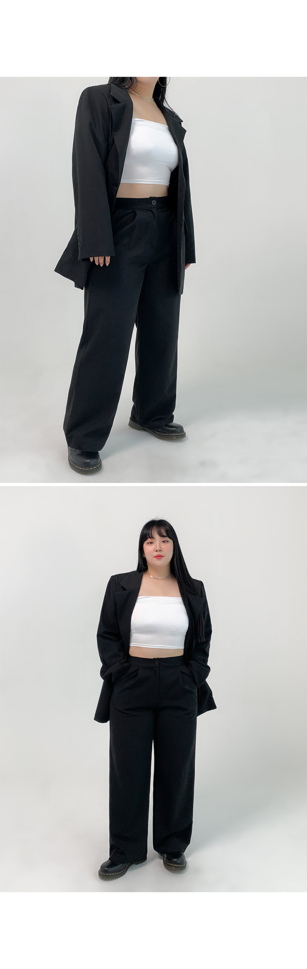[3천장돌파][MADE] 빅사이즈 S-4XL 라이프 시리즈 와이드 밴딩 슬랙스 하객룩 상세 이미지 27