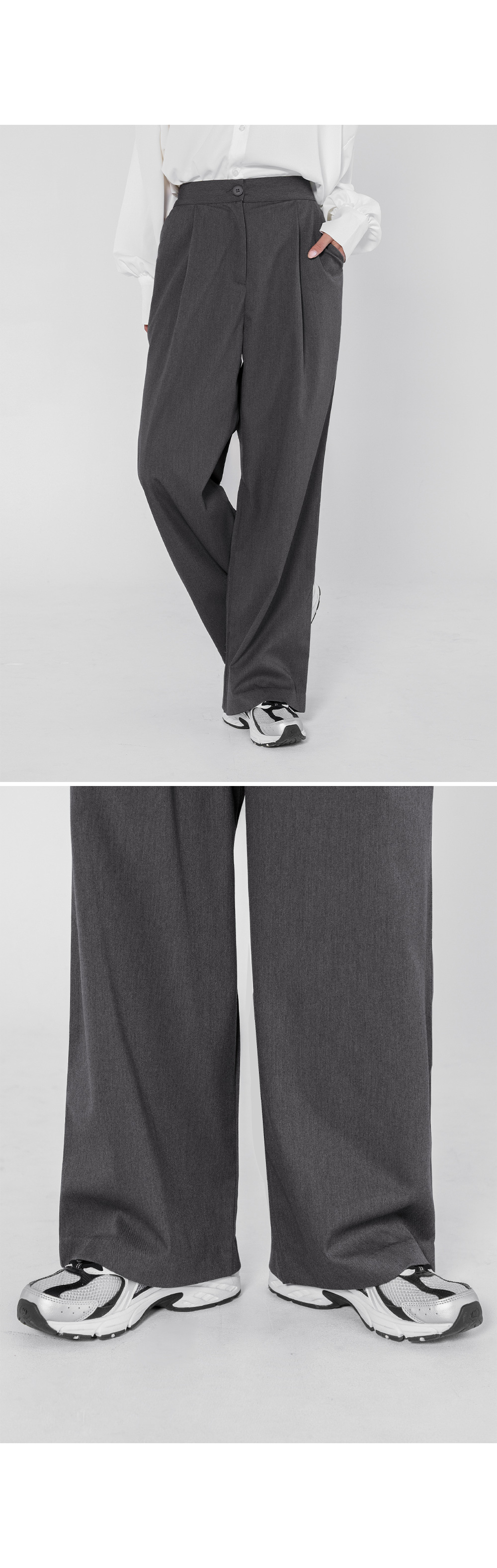[3천장돌파][MADE] 빅사이즈 S-4XL 라이프 시리즈 와이드 밴딩 슬랙스 하객룩 상세 이미지 36