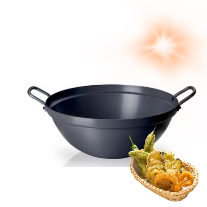 업소용 튀김솥 45cm 대형볶음솥 무쇠주물냄비