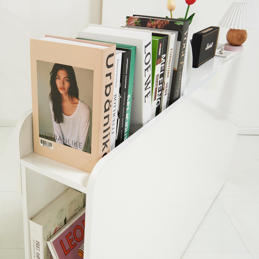 침대헤드보드 저상형 침대헤드 선반 프레임 수납 Q(퀸), 화이트