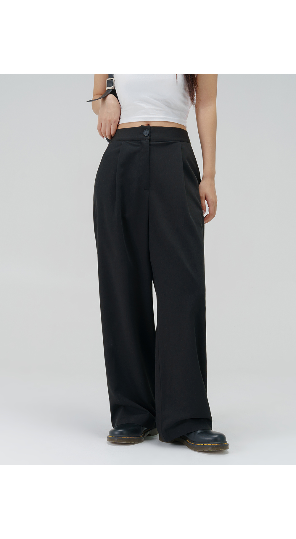 [3천장돌파][MADE] 빅사이즈 S-4XL 라이프 시리즈 와이드 밴딩 슬랙스 하객룩 상세 이미지 17