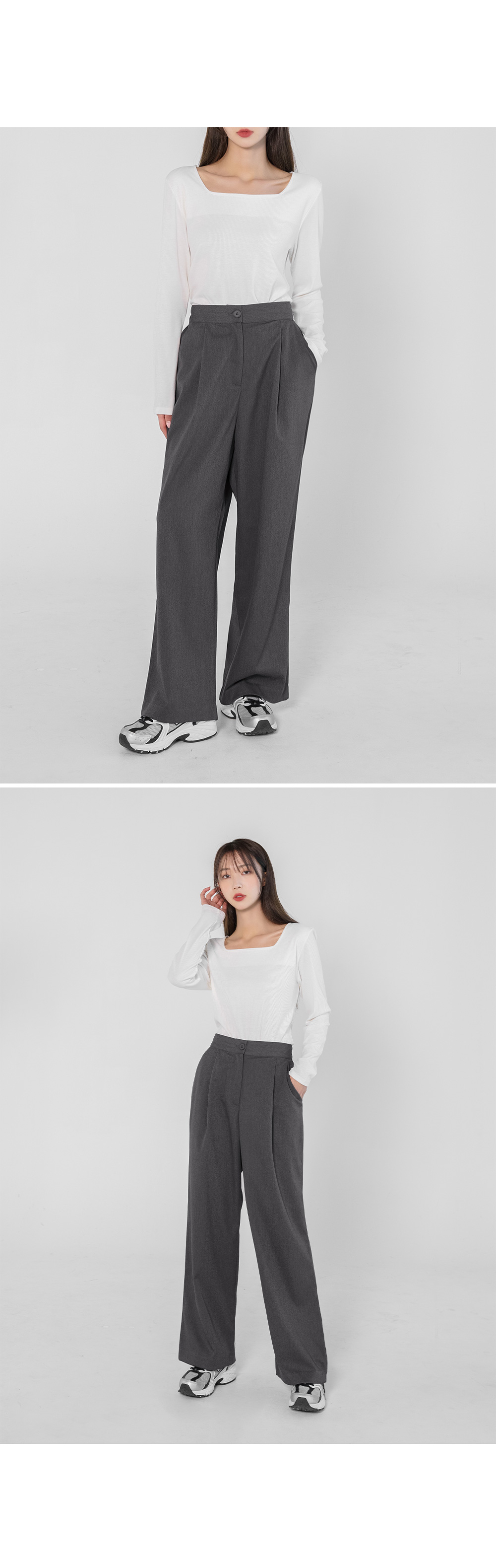 [3천장돌파][MADE] 빅사이즈 S-4XL 라이프 시리즈 와이드 밴딩 슬랙스 하객룩 상세 이미지 41