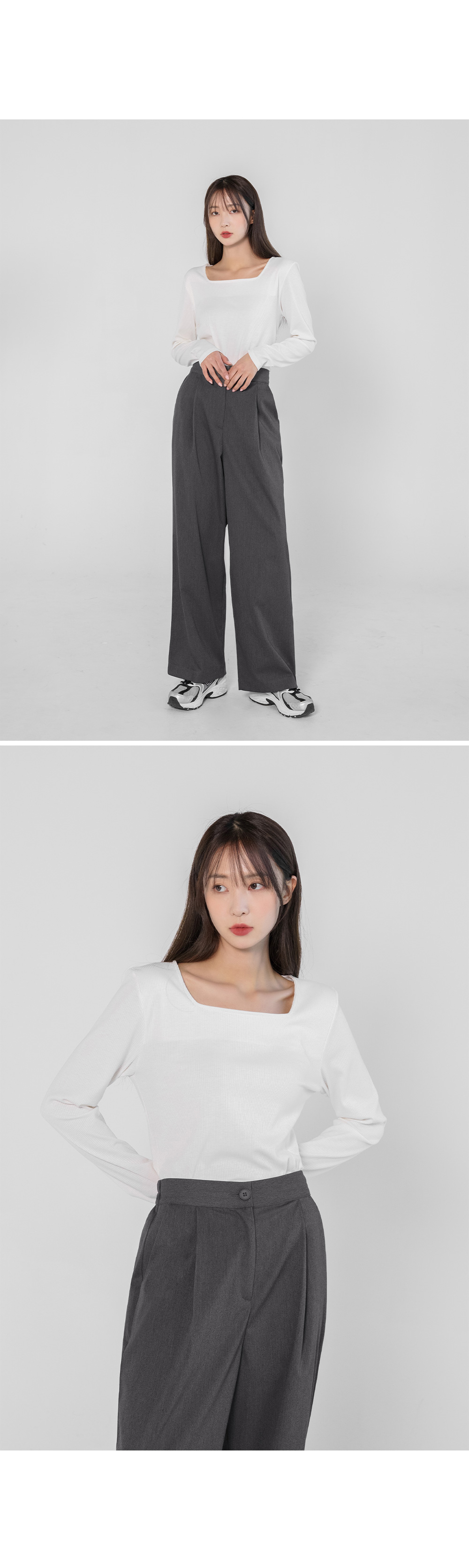 [3천장돌파][MADE] 빅사이즈 S-4XL 라이프 시리즈 와이드 밴딩 슬랙스 하객룩 상세 이미지 39