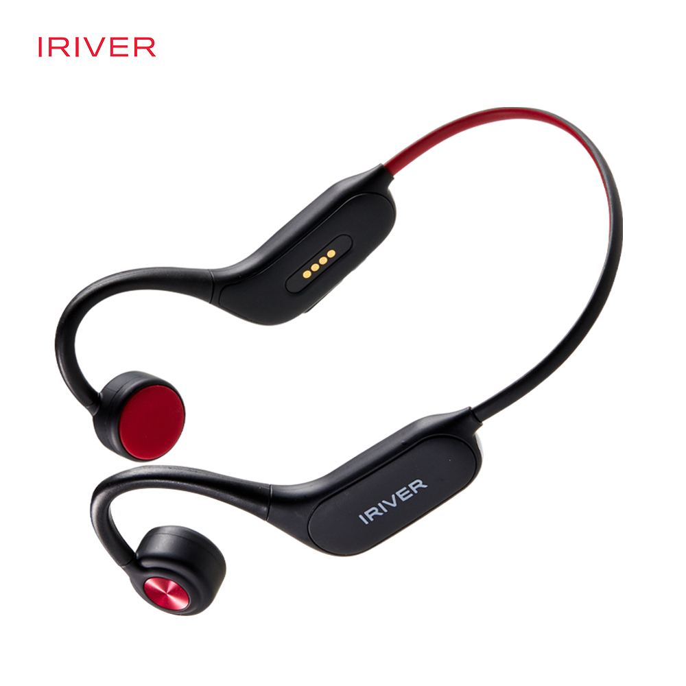 아이리버 Eiger-X7 레드 무선 골전도 블루투스 이어폰 v5.3 내장메모리32GB LED백라이트 초경량 32g - 상세 이미지 3