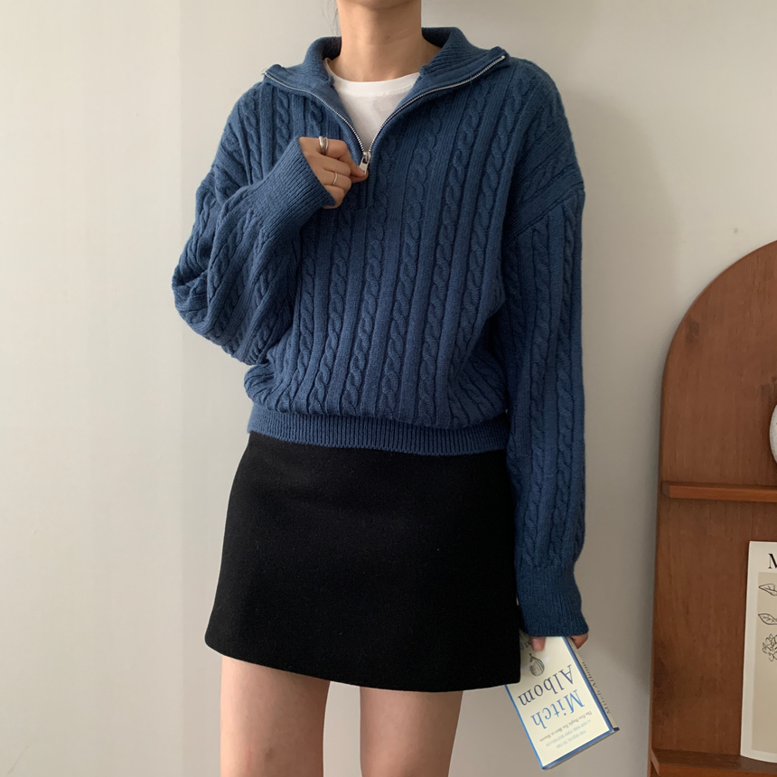 [단독][4만장돌파💙/자체제작][미니스커트/치마바지] 여름 하이웨스트 A라인 미니 스커트 치마 SK414 상세 이미지 17