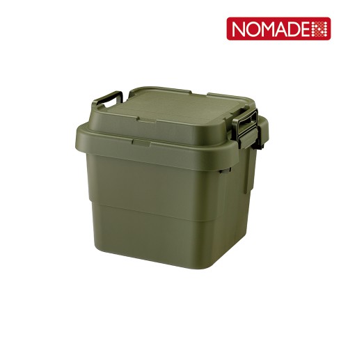 [노마드] 트렁크 카고박스 수납 박스 테이블 캠핑 차박 30L 카키