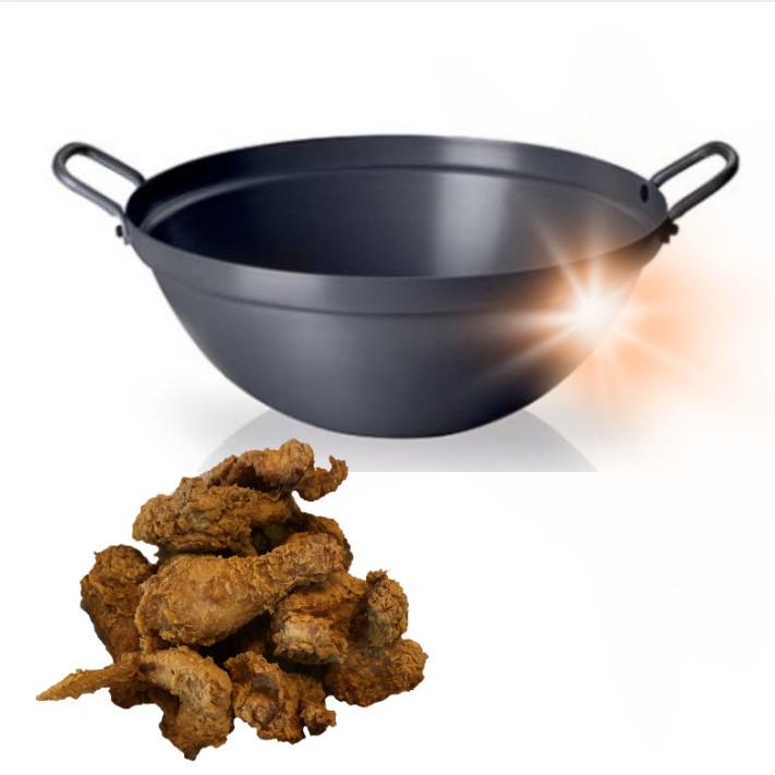 업소용 튀김솥 50cm 대형볶음솥 무쇠주물냄비