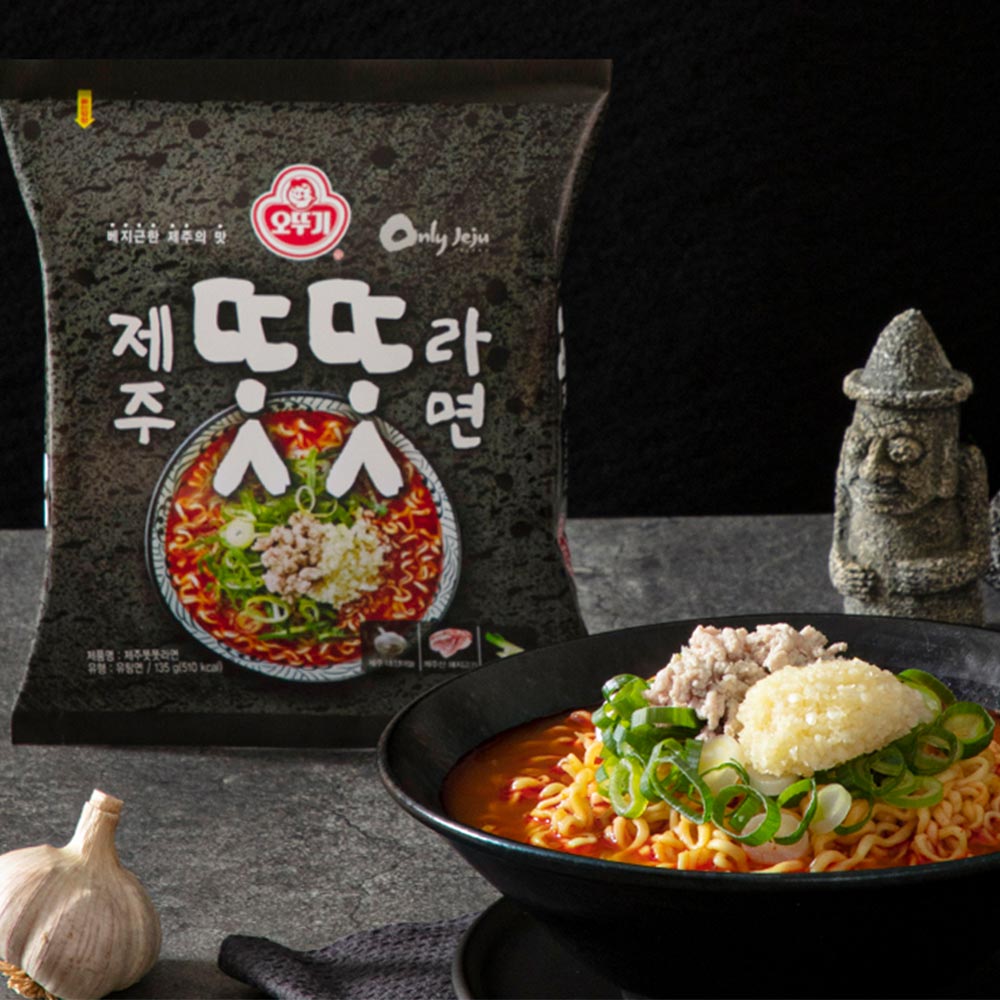 오뚜기 제주 똣똣라면 135g, 4개 이미지 2