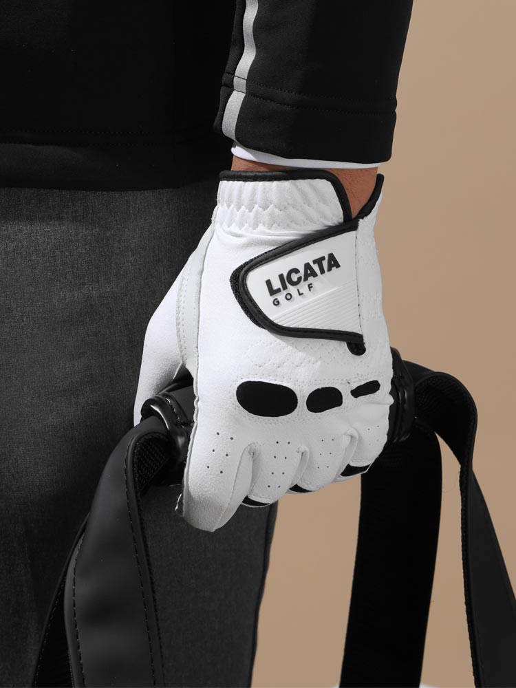 4장 1세트/리카타 프리미엄 반양피 남성 골프장갑