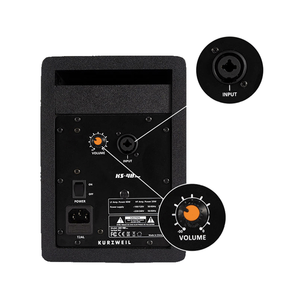 커즈와일 KS-40 PRO 4인치 모니터 스피커 1조 2통 KS40프로 - 상세 이미지 3