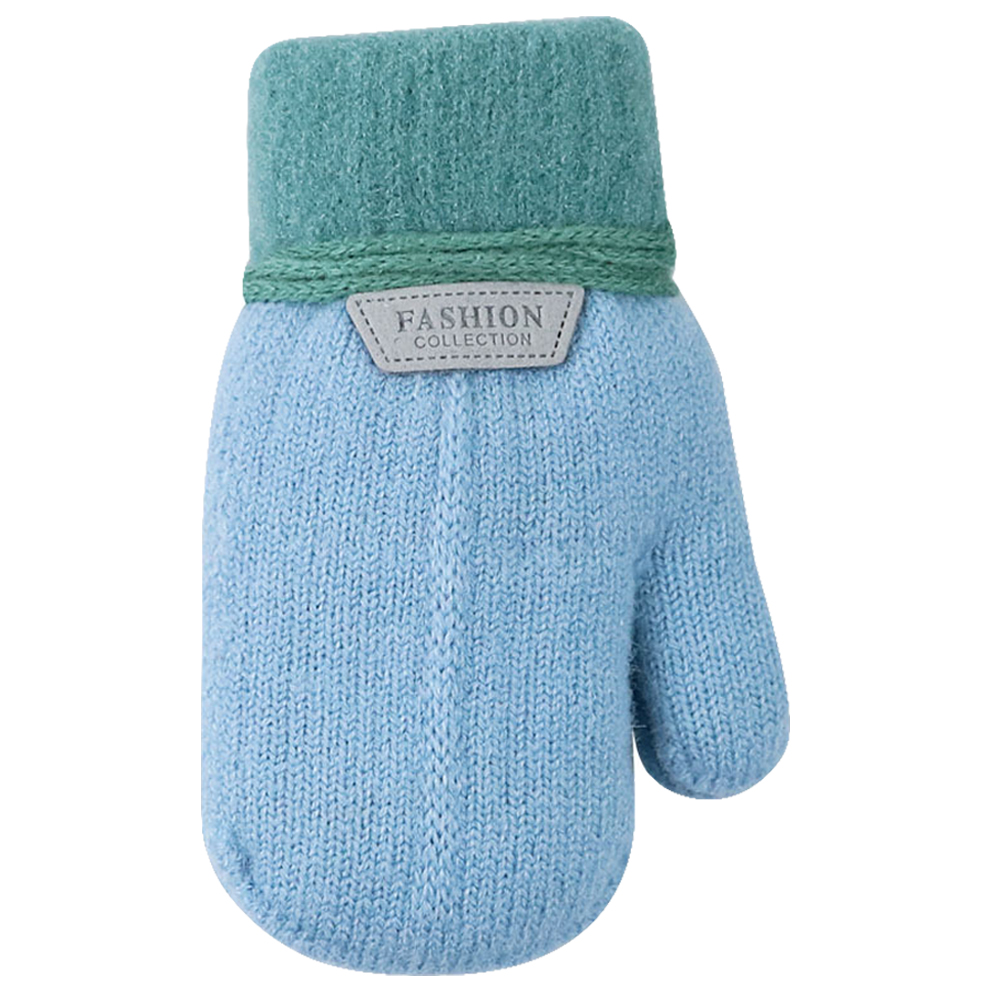 유아 키즈 아동 여아 남아 어린이 초등 학생 겨울 방한 니트 털 벙어리 장갑 - 상세 이미지 5