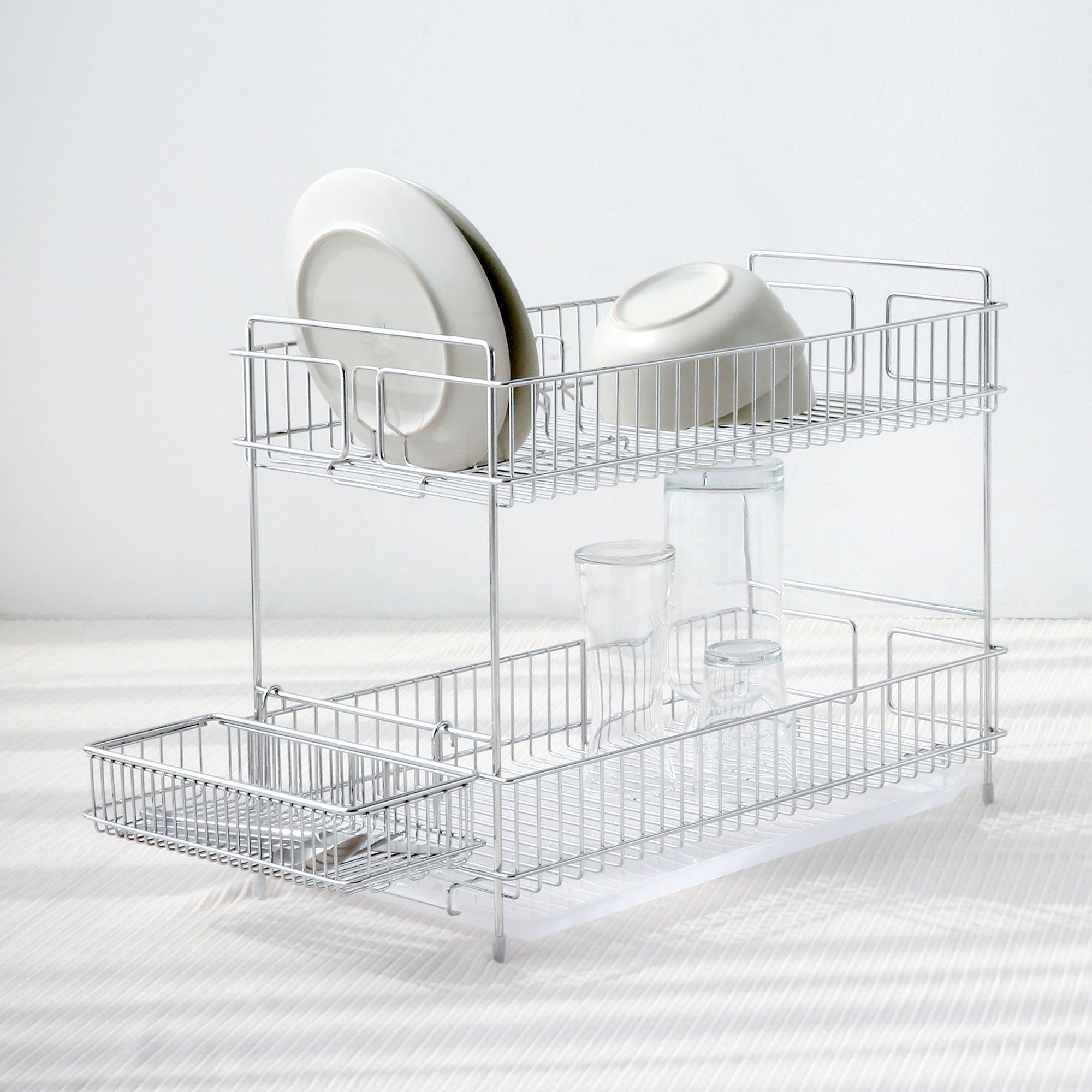 HAGOOD 스텐 식기건조대 2단 GM8052 8333.6059