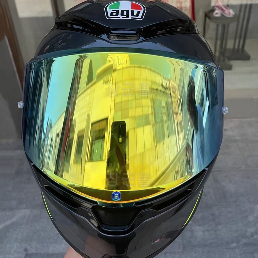 AGV K6 K6S 쉴드 호환 레보 스모그 미러 블루미러 클리어 - 상세 이미지 4