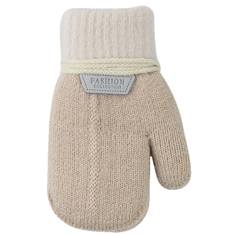 유아 키즈 아동 여아 남아 어린이 초등 학생 겨울 방한 니트 털 벙어리 장갑 - 상세 이미지 4