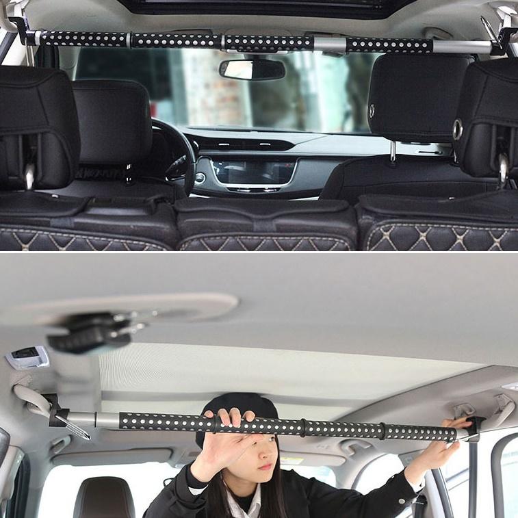 차량용옷걸이봉 자동차 차량옷걸이봉 차량용후크걸이 뒷좌석 행거 - 상품 이미지