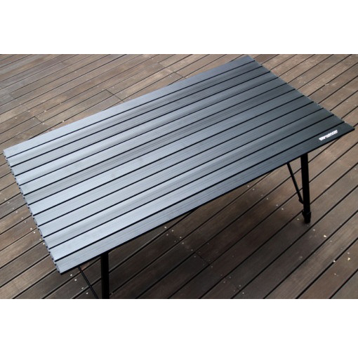 [마룬] 알루미늄 접이식 롤테이블 캠핑 경량 접이식 컴팩트 900 블랙