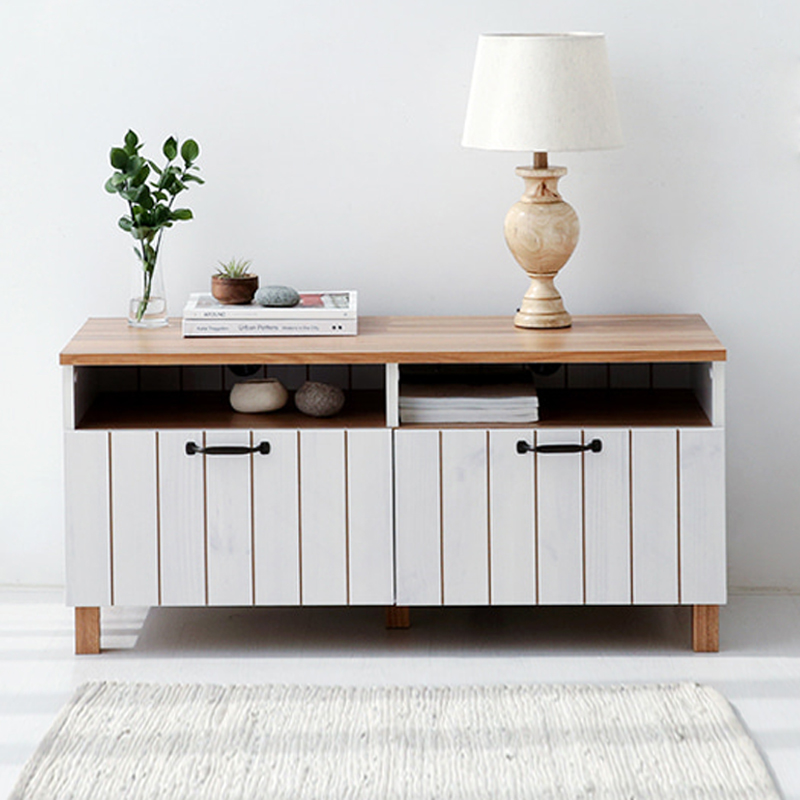GOVANO 콘솔수납장 CHM46100 1000x400x460mm, 2단, 화이트파인베니어 8662.8207 - 메인 이미지