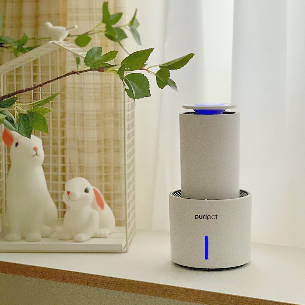 퓨리팟 P1 원룸 공기청정기 공기살균기 소형 탁상용 사무실 화장실 펫 냄새제거 필터없는