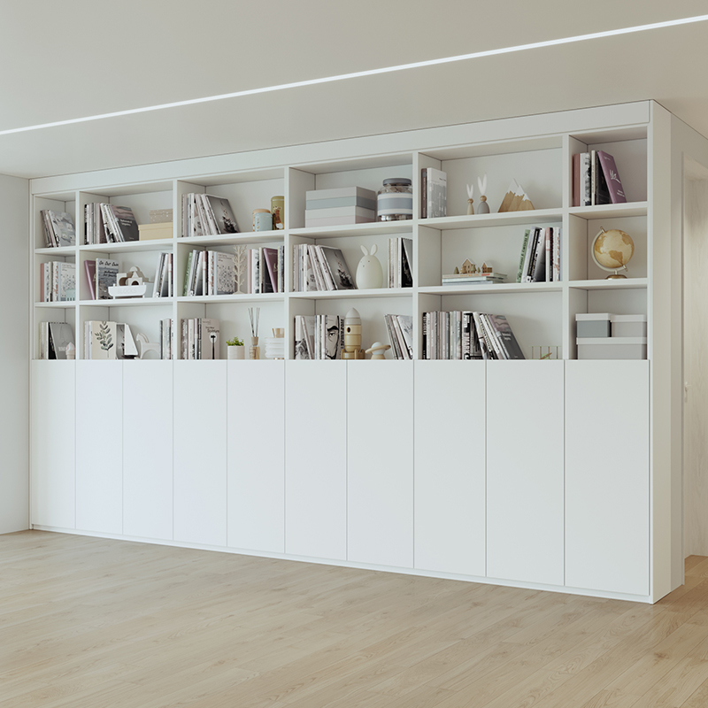 리바트집테리어 커스텀월 서재 거실장 월플렉스 1620~1920