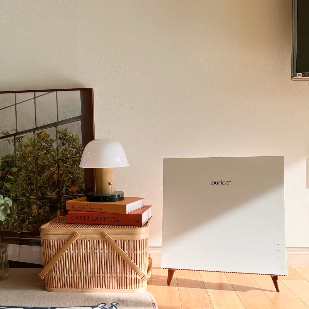 퓨리팟 F1N 슬림 공기청정기 공기살균기 필터없는 냄새제거 살균 공청기