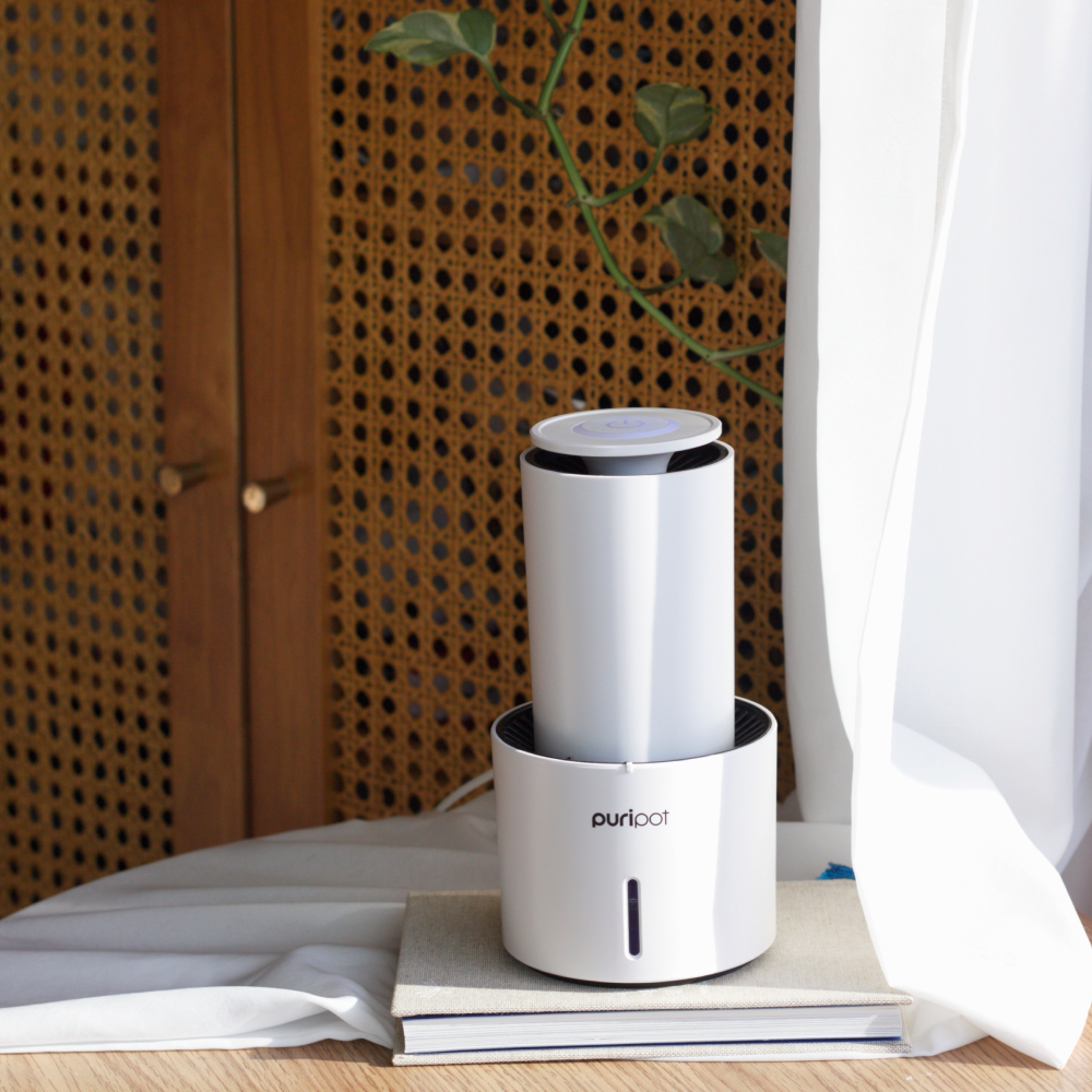 퓨리팟 P1 원룸 공기청정기 공기살균기 소형 탁상용 사무실 화장실 펫 냄새제거 필터없는