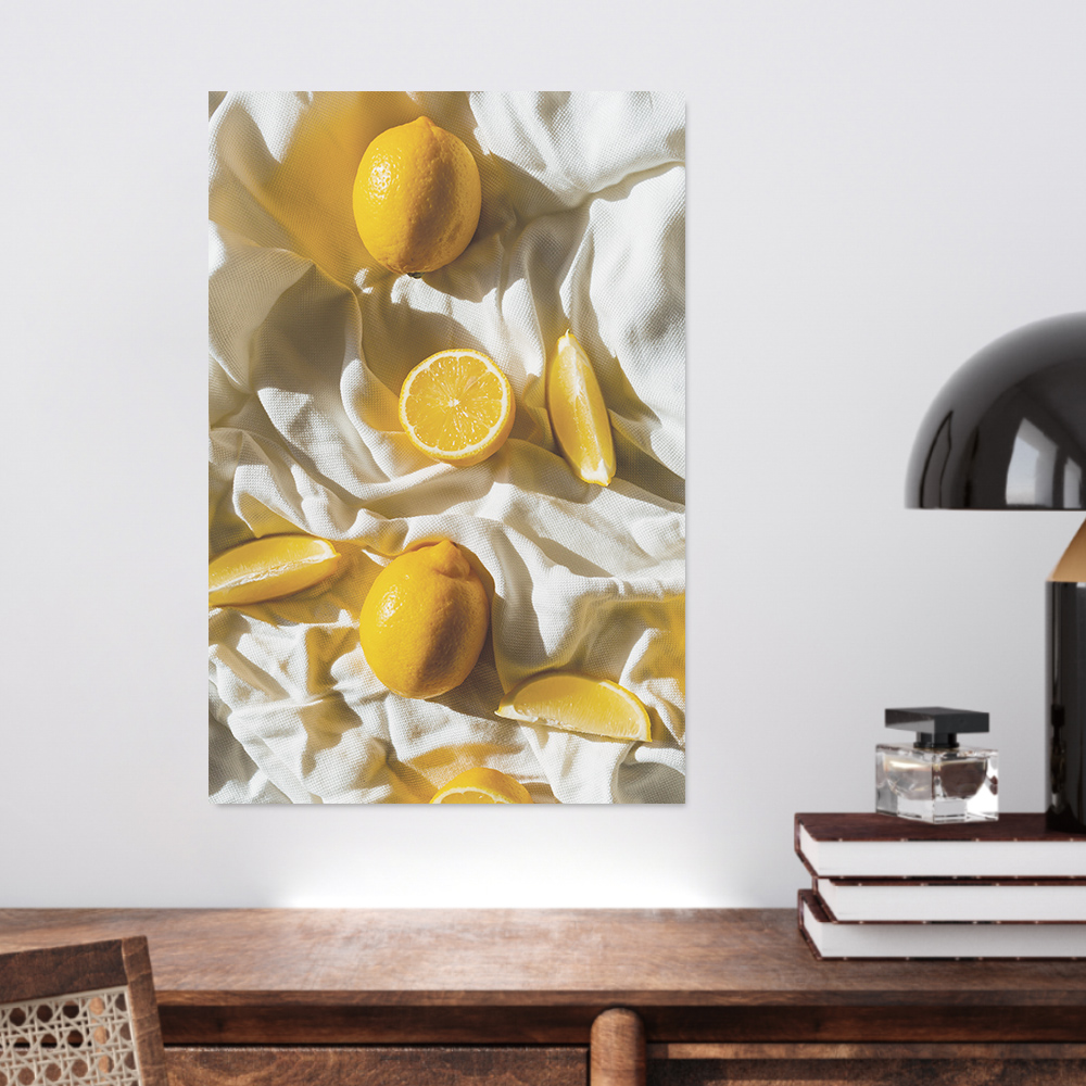 인테리어 그림 거실 액자 접착 포스터 캔버스 노랑시리즈 01 A2