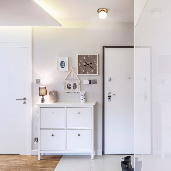 리아트 1등 베란다등 led 현관조명 복도 신발장 원형 소형 전구 직부등