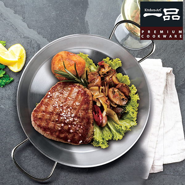 키친아트 인덕션 빠에야팬 24cm 일품 스텐 감바스팬 - 상세 이미지 2