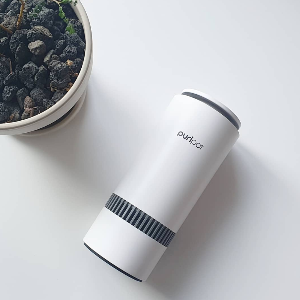 퓨리팟 M1 미니 공기청정기 차량용 공기살균기 필터교체없는 아기방 자동차 냄새제거 공청기