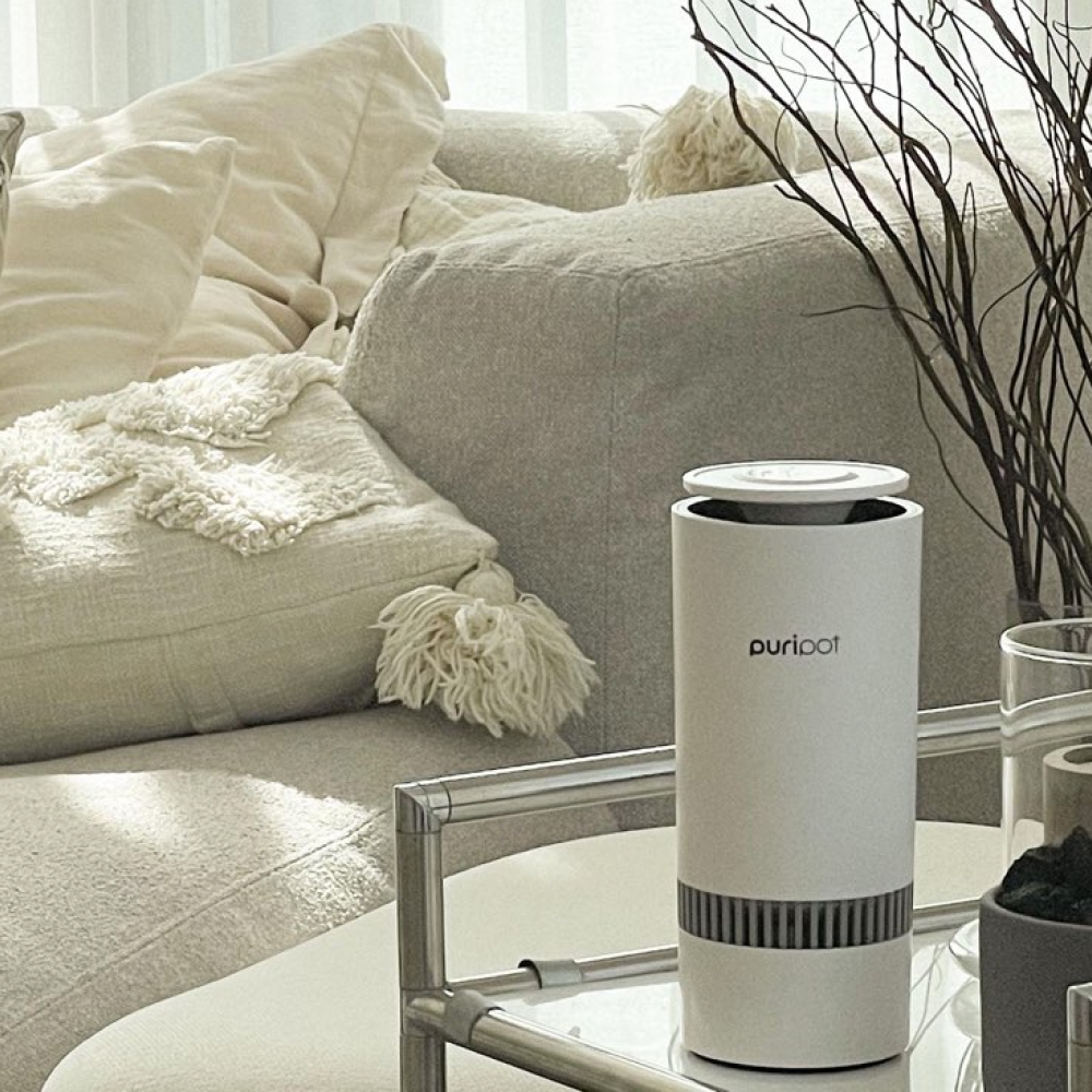 퓨리팟 M1 미니 공기청정기 차량용 공기살균기 필터교체없는 아기방 자동차 냄새제거 공청기