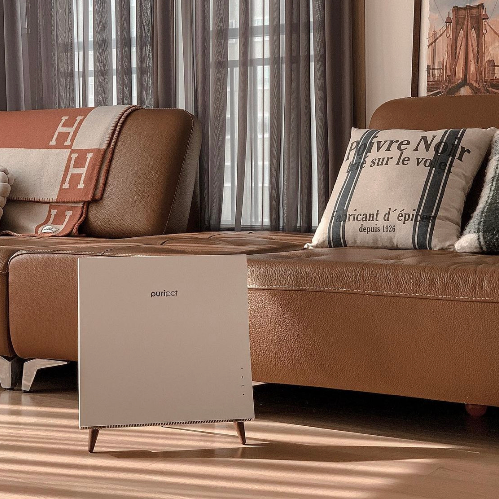 퓨리팟 F1N 슬림 공기청정기 공기살균기 필터없는 냄새제거 살균 공청기