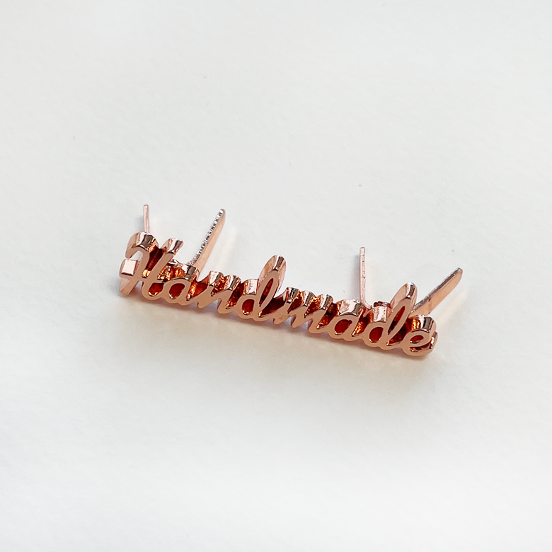 ★4컬러세트★ DIY)핸드메이드 필기체 금속라벨-소(3.5cm) - 상세 이미지 3