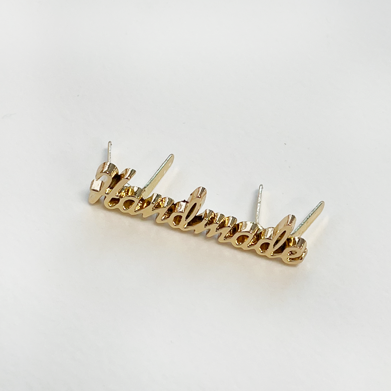 ★4컬러세트★ DIY)핸드메이드 필기체 금속라벨-소(3.5cm) - 상세 이미지 5