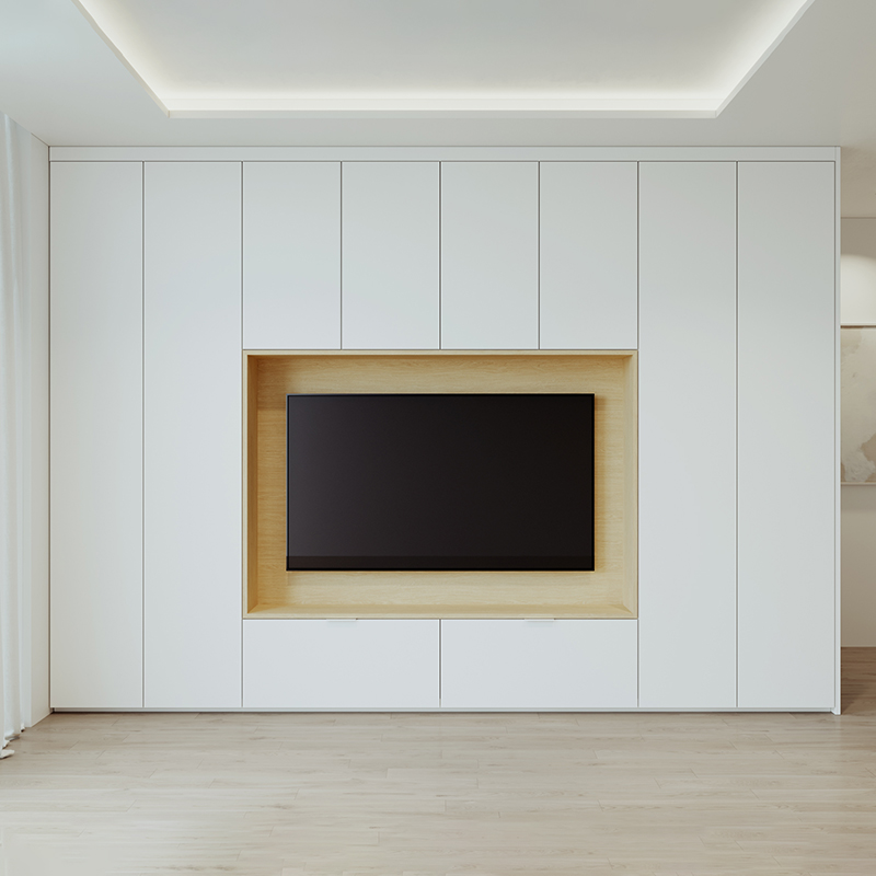 리바트집테리어 커스텀월 TV 거실장 월플렉스 2420~2720