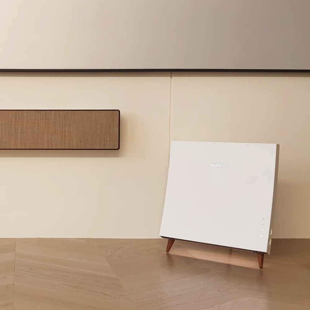 퓨리팟 F1N 슬림 공기청정기 공기살균기 필터없는 냄새제거 살균 공청기