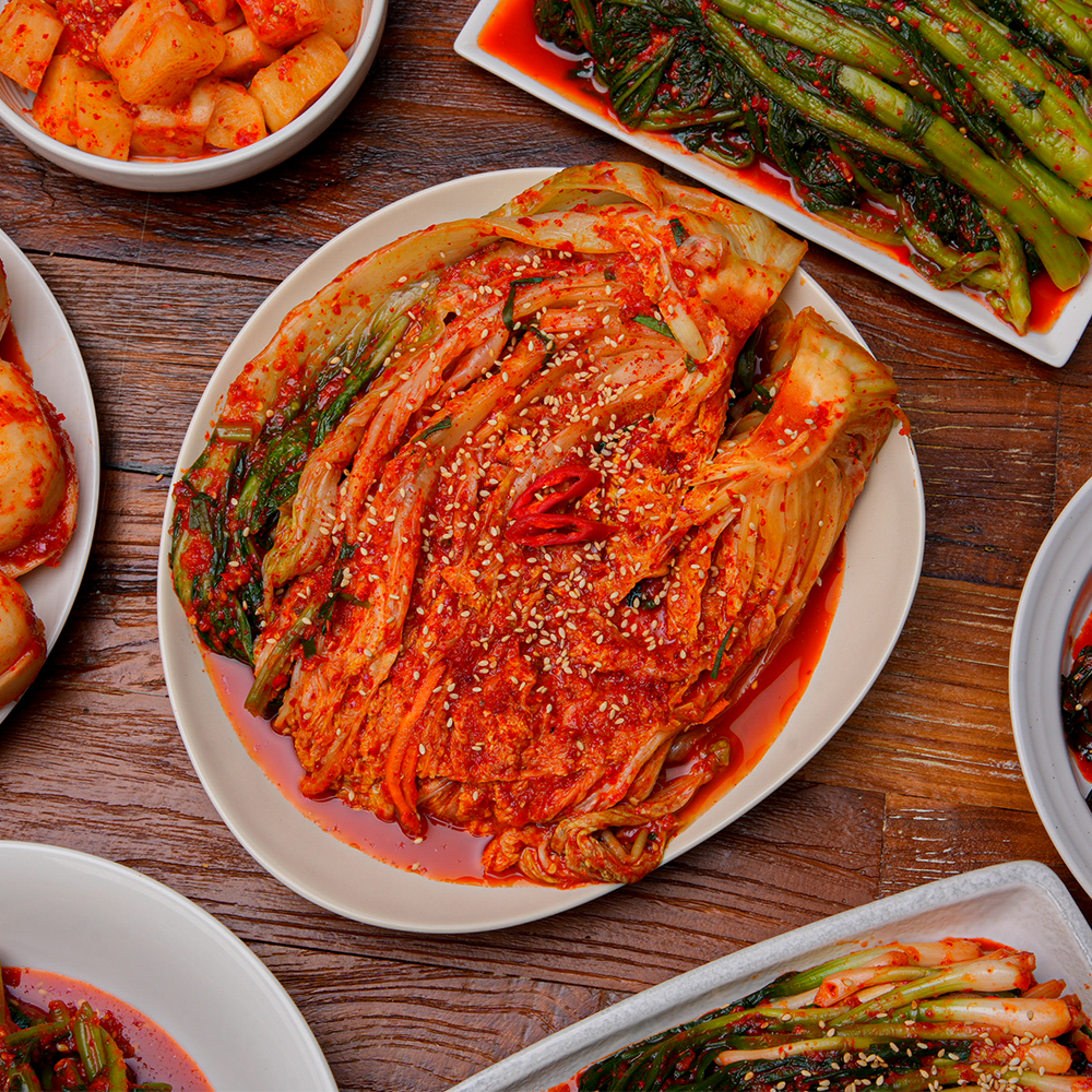 전라도  여수 돌산 갓김치 1kg ( 배추,파  열무, 총각김치, 고들빼기, 깍두기) HACCP - 상세 이미지 3