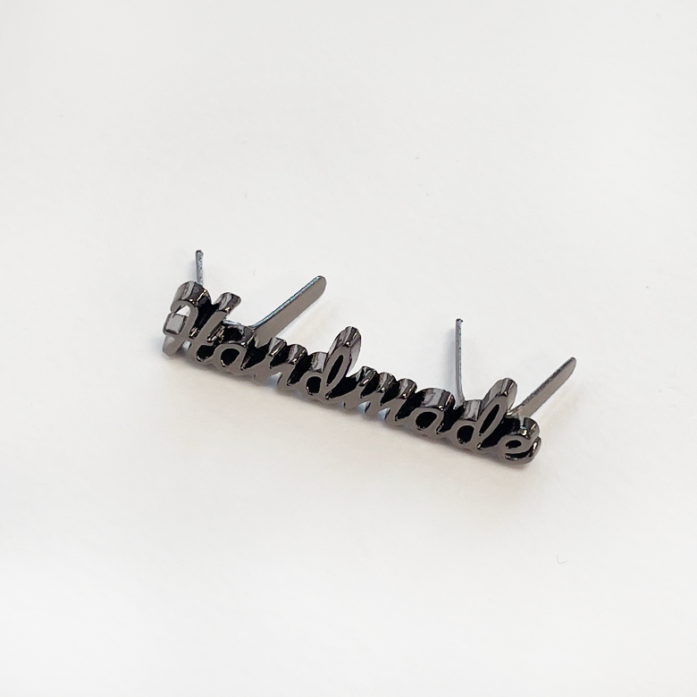 ★4컬러세트★ DIY)핸드메이드 필기체 금속라벨-소(3.5cm) - 상세 이미지 4
