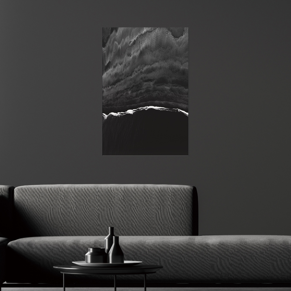 인테리어 그림 거실 액자 접착 포스터 캔버스 블랙시리즈 01 A2