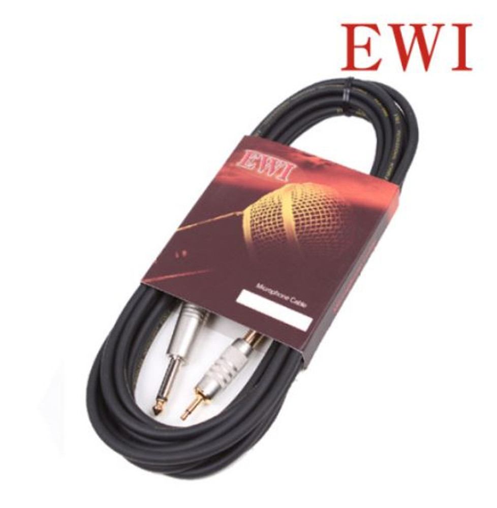 EWI LCTB 7m 모노 AUX 55잭 6.3 to 3.5 TS 음향 케이블 오디오 믹서 악기 연결선